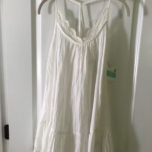 Lace Trimmed Tank Top